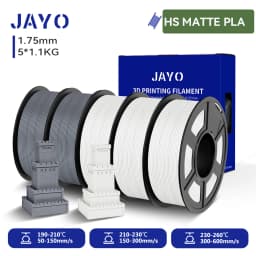 JAYO High Speed Matte PLA /HS Matte PETG 3D Filament 1.75mm 600mm/s Print Range High Flow Speedy PETG 3D Printer Filament for 3D