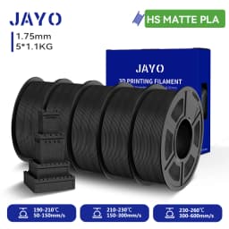 JAYO High Speed Matte PLA /HS Matte PETG 3D Filament 1.75mm 600mm/s Print Range High Flow Speedy PETG 3D Printer Filament for 3D