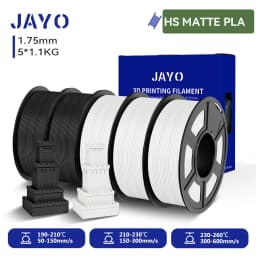 JAYO High Speed Matte PLA /HS Matte PETG 3D Filament 1.75mm 600mm/s Print Range High Flow Speedy PETG 3D Printer Filament for 3D