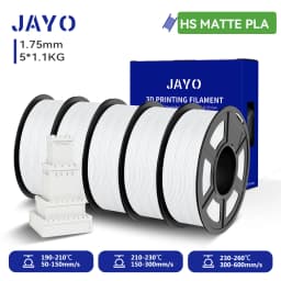 JAYO High Speed Matte PLA /HS Matte PETG 3D Filament 1.75mm 600mm/s Print Range High Flow Speedy PETG 3D Printer Filament for 3D