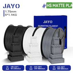 JAYO High Speed Matte PLA /HS Matte PETG 3D Filament 1.75mm 600mm/s Print Range High Flow Speedy PETG 3D Printer Filament for 3D