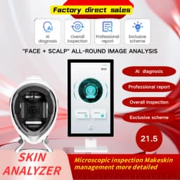 3D Skin Scanner Care Facial Analyzer Monitor Machine Magic Mirror Portable Testing English Detector Face Camera Test Analysis