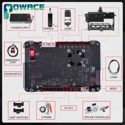 【EU US BR】DIY 3 Axis GRBL 3020 Plus CNC 3W 5W 10W 15W 20W Laser Engraver Engraving Machine PCB Milling Machine 2 in 1