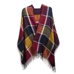 Miss Lulu Women Scarves Winter Long Soft Warm Tartan Check Wraps Wool Spinning Tassel Shawl Stole Scarf Ladies