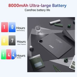 XGODY Q17 11 Inch Smart Tablet Android 14 12GB RAM+128GB ROM(1TB TF) 8000mAh LCD IPS