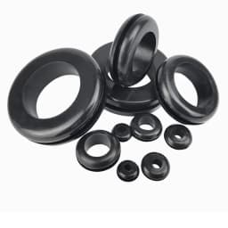 10/50pcsDouble-sided Protect Rubber Grommets Ring 4/5/6/8/9/10/12/14 /16mm GB Non-toxic Odorless Rubber Gasket For Protect Wire