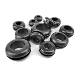 10/50pcsDouble-sided Protect Rubber Grommets Ring 4/5/6/8/9/10/12/14 /16mm GB Non-toxic Odorless Rubber Gasket For Protect Wire