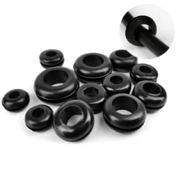10/50pcsDouble-sided Protect Rubber Grommets Ring 4/5/6/8/9/10/12/14 /16mm GB Non-toxic Odorless Rubber Gasket For Protect Wire