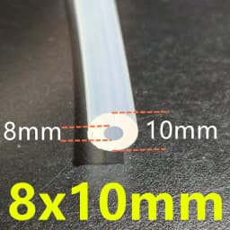 1 Meter 27Sizes 0.5mm to 12mm Food Grade Transparent Silicone Tube Rubber Hose Water Gas Pipe