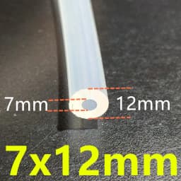1 Meter 27Sizes 0.5mm to 12mm Food Grade Transparent Silicone Tube Rubber Hose Water Gas Pipe
