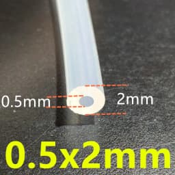1 Meter 27Sizes 0.5mm to 12mm Food Grade Transparent Silicone Tube Rubber Hose Water Gas Pipe