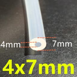 1 Meter 27Sizes 0.5mm to 12mm Food Grade Transparent Silicone Tube Rubber Hose Water Gas Pipe