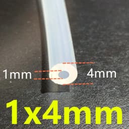 1 Meter 27Sizes 0.5mm to 12mm Food Grade Transparent Silicone Tube Rubber Hose Water Gas Pipe
