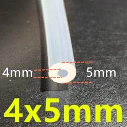 1 Meter 27Sizes 0.5mm to 12mm Food Grade Transparent Silicone Tube Rubber Hose Water Gas Pipe