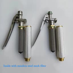 Stainless Steel Spray Handle Trigger Press Switch With Filter For Electric Spraying Hand Sprayer Garden Agricultural Accessories