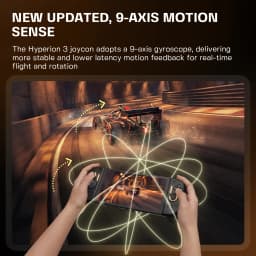 NYXI Hyperion 3 Joypad For Switch2 Wireless Joycon 9-Gyro Turbo Vibration New Released