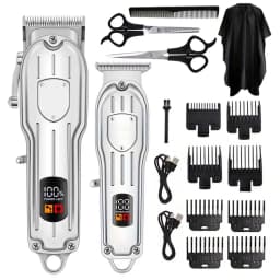 Hair Clippers Electric Razor Shavers for Men USB Rechargeable Clippers and Trimmer Beard Trimmer Barber Kit Professional Clipper
