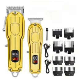 Hair Clippers Electric Razor Shavers for Men USB Rechargeable Clippers and Trimmer Beard Trimmer Barber Kit Professional Clipper