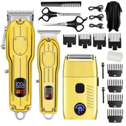 Hair Clippers Electric Razor Shavers for Men USB Rechargeable Clippers and Trimmer Beard Trimmer Barber Kit Professional Clipper