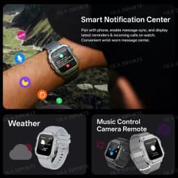 2024 New Military Smart Watch Men Waterproof Outdoor Sports Fitness Tracker Health Monitor 2.19" BT Call Smartwatch HT30