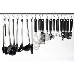1/5/10/20Pcs Stainless Steel S Shaped Hook Kitchen Bathroom Clothing S-shaped Hanger Hooks Multifunctional Metal Hanging Hook