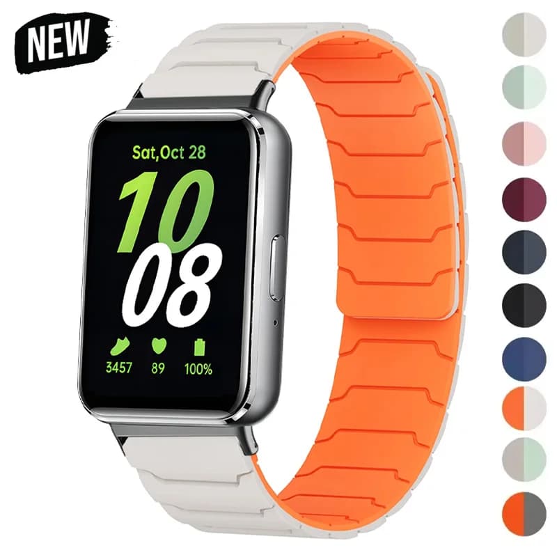 NEW Magnetic Strap For Samsung Galaxy Fit 3 Silicone Adjustable Watch Band For Samsung Galaxy Fit 3 Smart Bracelet Wristband