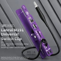 Lanrui M191 Universal Switch Clip Power On Tool Dual Mode Detection Current Tester for iPhone Android Phone Motherboard Repair