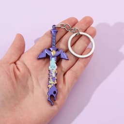 Game The Legend of Keychain Master Sword Metal Model Men Accessories Pendant Fashion Toys Gifts