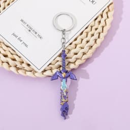 Game The Legend of Keychain Master Sword Metal Model Men Accessories Pendant Fashion Toys Gifts