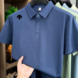 Designer's summer new men short sleeve business casual comfortable sports polo shirt exquisite brand best-selling embroidery top
