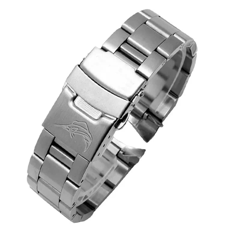 Diving Steel Metal Strap For Casio Duro Mdv107-1A MDV106-1A Watch Wristband Bracelet Watchband Replacement Parts 22mm