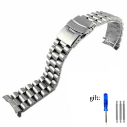 Diving Steel Metal Strap For Casio Duro Mdv107-1A MDV106-1A Watch Wristband Bracelet Watchband Replacement Parts 22mm