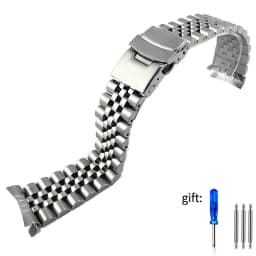Diving Steel Metal Strap For Casio Duro Mdv107-1A MDV106-1A Watch Wristband Bracelet Watchband Replacement Parts 22mm