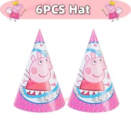 Peppaed Pig Birthday Party Decoration George Page Balloon Cup Plate Banner Girls Party Favor Gift Baby Shower Supplies Accessory
