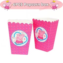 Peppaed Pig Birthday Party Decoration George Page Balloon Cup Plate Banner Girls Party Favor Gift Baby Shower Supplies Accessory