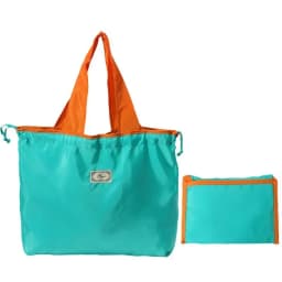 1-Pack Reusable Shopping Bag, Large Capacity Foldable Drawstring Eco-friendly Storage Bag, Casual Shopping Shoulder Bag