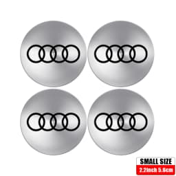4pcs 56/65mm Car-Wheel Center Hub Stickers 60/68mm Wheel Center Hub Caps For Audi S RS A3 A4 A1 A2 Auto Decoration Accessories