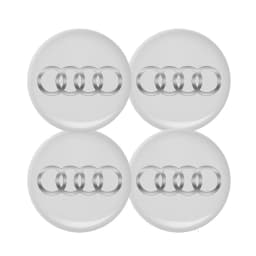 4pcs 56/65mm Car-Wheel Center Hub Stickers 60/68mm Wheel Center Hub Caps For Audi S RS A3 A4 A1 A2 Auto Decoration Accessories