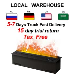3D Water Electric Fireplace Remote Control APP Mist Fireplace Embedded Realistic Mist Flame Interior Decoration Steam Fireplace
