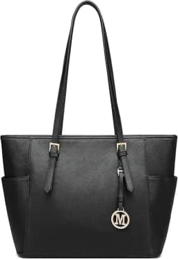 Miss Lulu Women's Large Tote Bag - Adjustable Strap Shoulder Bag for Office, School & Everyday Use