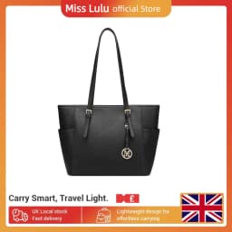 Miss Lulu Women's Large Tote Bag - Adjustable Strap Shoulder Bag for Office, School & Everyday Use