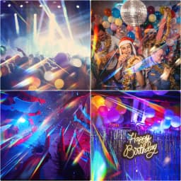 LeLeght 60W Combination Bracket Lights 3/6/15CH Suitable for Churches Concerts Weddings Birthday Parties KTV With Carry Bag