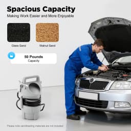 Sand Blaster Sandblasting Equipment Kit for Auto Repair & Metal Cleaning Portable Sandblasting Equipment