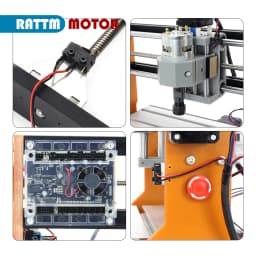 【EU】RATTM 3018 Pro Orange 3-Axis CNC GRBL Control Laser Engraving Cutter with Emergency Stop Switch