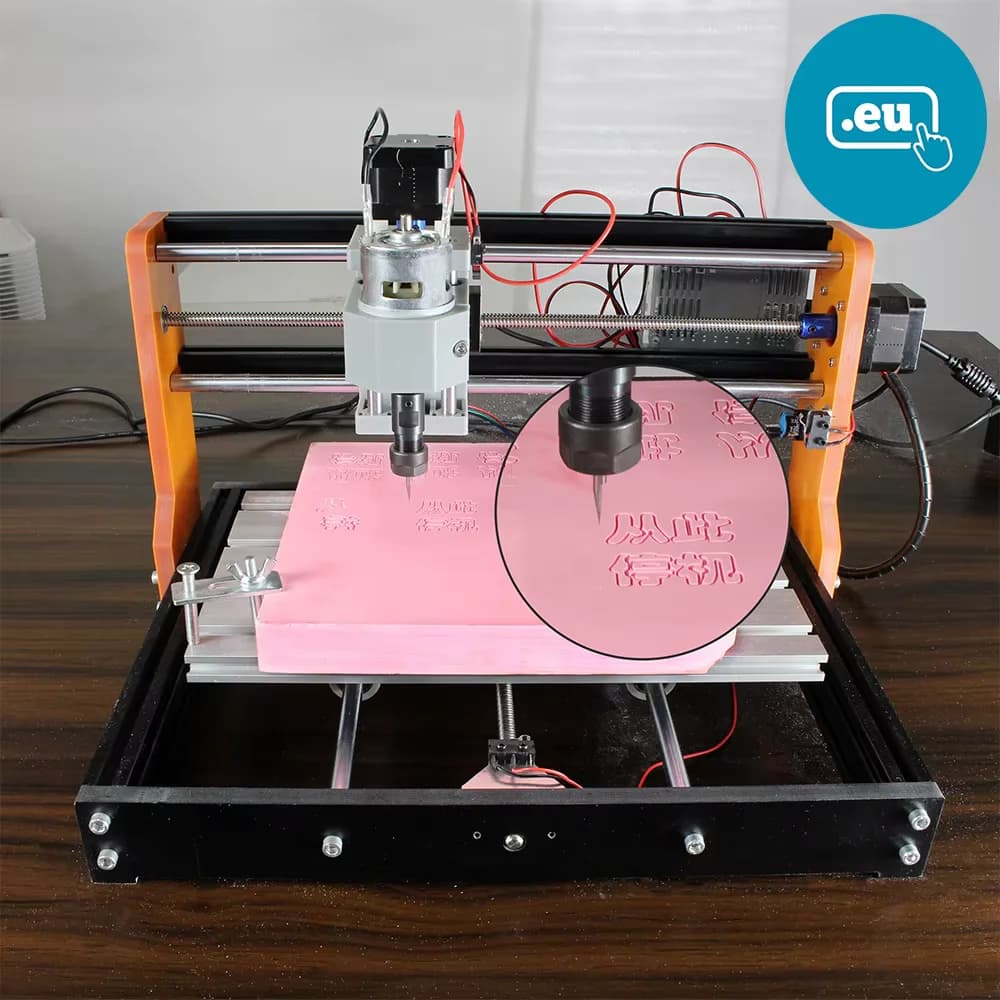 【EU】RATTM 3018 Pro Orange 3-Axis CNC GRBL Control Laser Engraving Cutter with Emergency Stop Switch