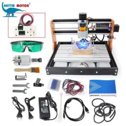 【EU】RATTM 3018 Pro Orange 3-Axis CNC GRBL Control Laser Engraving Cutter with Emergency Stop Switch