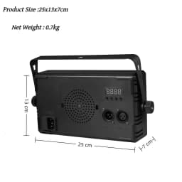 Wireless Control 60W Mni LED Lights Strobe RGB 3in1 Led lights dj48 Zone DMX Super Bright Dj Wash Strobe Stage Lighting Effects