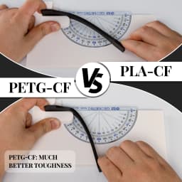 TINMORRY 2/4/10 pack PETG-CF/ PETG-ECO/ PLA/ TPU 3D Printing Filament for FDM 3D Printers, 1.75mm, 1 KG 1 Spool