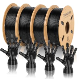 TINMORRY 2/4/10 pack PETG-CF/ PETG-ECO/ PLA/ TPU 3D Printing Filament for FDM 3D Printers, 1.75mm, 1 KG 1 Spool