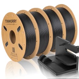 TINMORRY 2/4/10 pack PETG-CF/ PETG-ECO/ PLA/ TPU 3D Printing Filament for FDM 3D Printers, 1.75mm, 1 KG 1 Spool